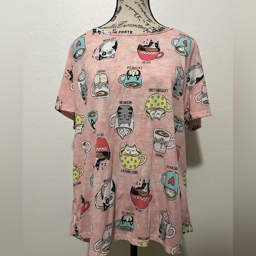 Cat Coffee Cup Pajamas🐱☕️